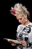 Punk Girl With Bible