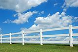 Country Fence ald Clouds