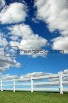 Lanscape With Fence