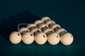 Billiard balls.