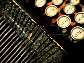 Antique Corona typewriter