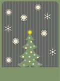 Stylized Christmas card. Vector format