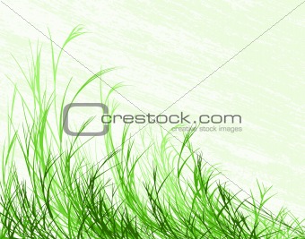 Blowing grass