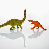 Dinosaur toys.