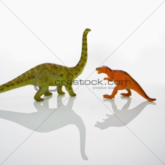 Dinosaur toys.
