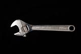 Adjustable wrench.