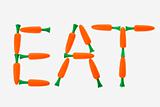 Eat spelled with carrots.