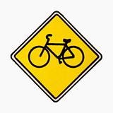 Bicycle road sign.