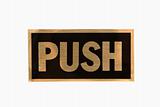 Push sign.