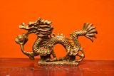 Chinese dragon statue.