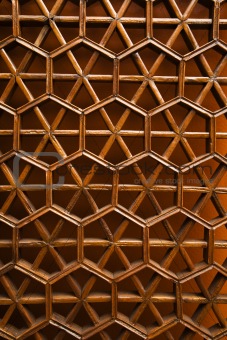 Wooden pattern.