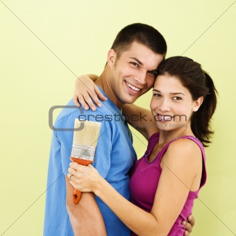 Happy smiling couple.