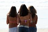 3 girls on the beach