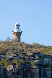 Lighthouse Cliff Blue Sky