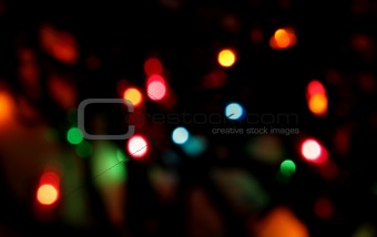 Xmas Lights Blur
