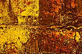 Grunge Painted Brick Wall