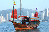 Hong Kong junk boat 