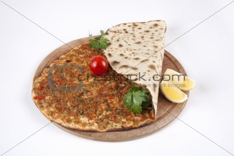 Turkish pizza - Lahmacun