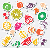 Various Fruits and Vegetables sticker or background