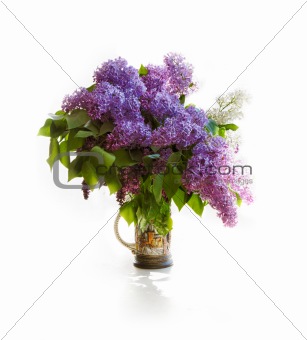 Vibrant bouquet of a lilac