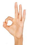 OK sign, hand gesture