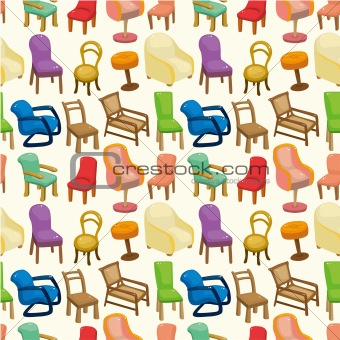 chair furniture seamless pattern

