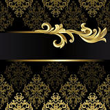 Black and gold background 