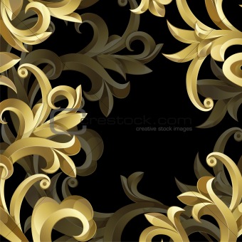 Black and gold background 