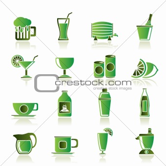 beverages and drink icons