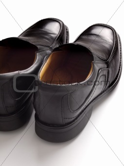 men's black business shoes