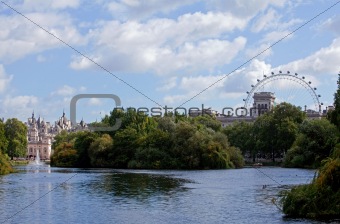 London Eye and Horseguards
