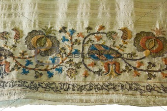 embroidery on fabric 