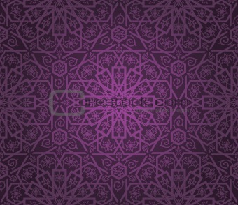 Decorative seamless pattern. Retro background. Vector illustration.