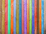 Different colorful wood