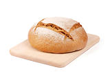 rye bread on the board