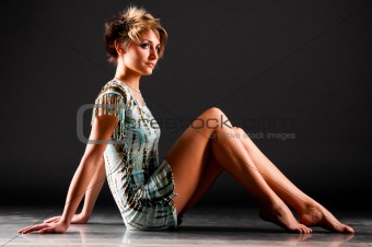 woman with long legs