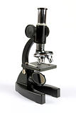 Microscope on white