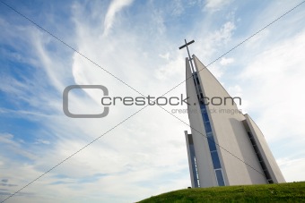 Modern church building