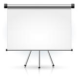 Blank portable projection screen