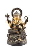 Ganesh brass sit on lotus