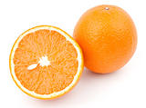 orange and half