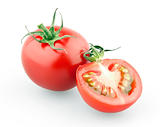 Cherry tomato and half