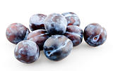 Handful of black plums