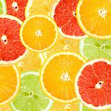 Abstract background of citrus slices