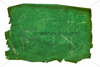 Libyan flag old, isolated on white background