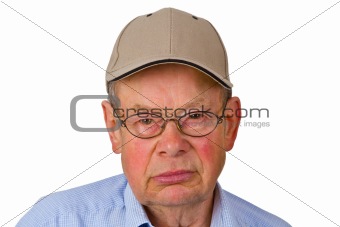 Male senior with cap
