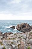 Sea and Rocks on Brittany coast