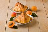 Croissants with apricot 