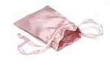 Soft pink sachet pouch