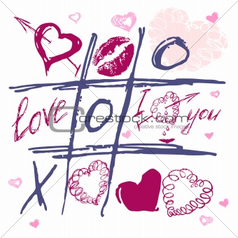 Set the valentine's day. Love heart kiss